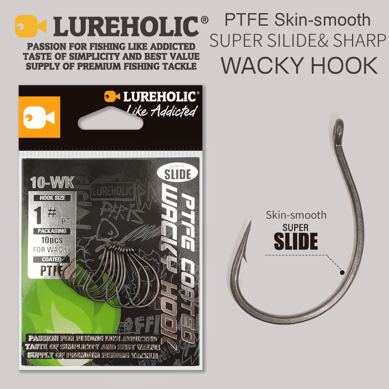 Fishing Hook Assortment - LUREHOLIC PTFE kait unik Super geser