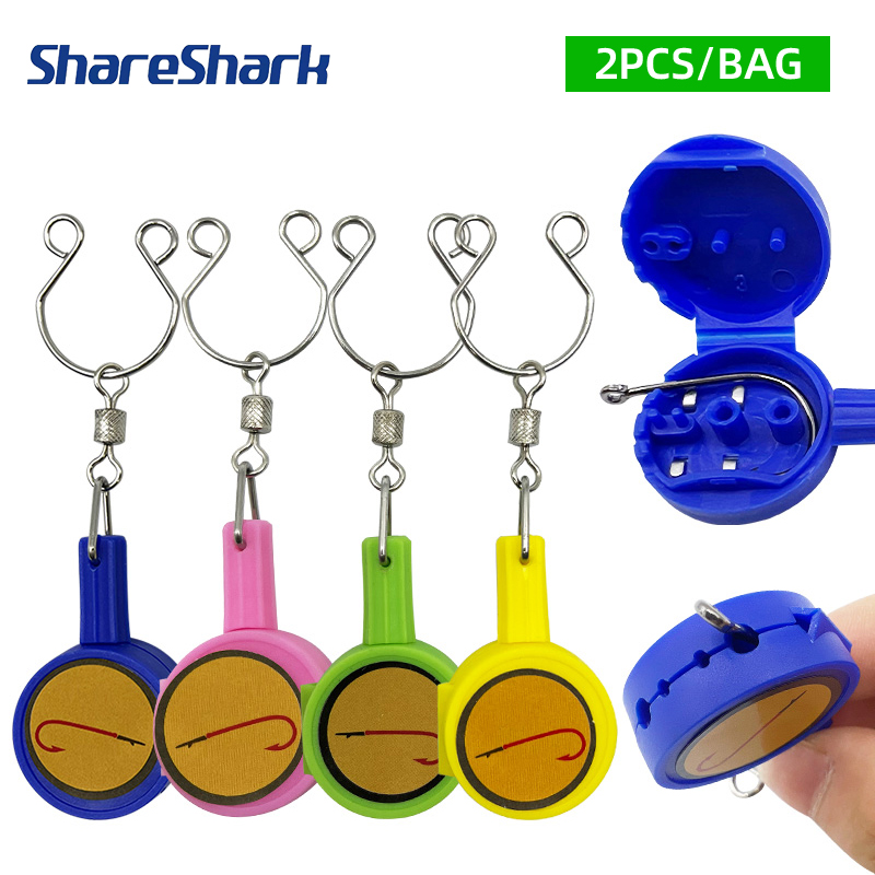 Fishing Hook Stainless Steel - ShareShark 2pcs/bag Alat Pengikat Simpul Cepat