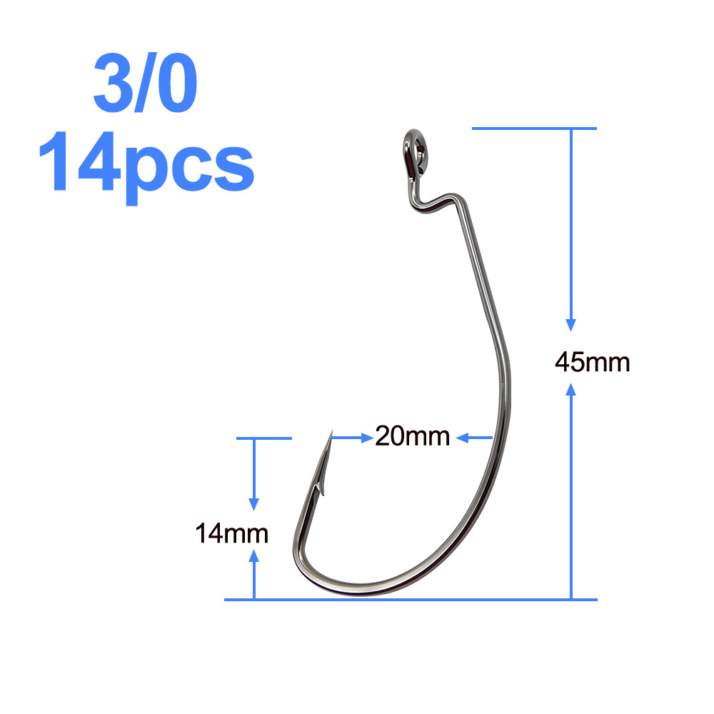 Kail Pancing ESFISHING Offset  - Fishing Hook Size ulasan dan harga