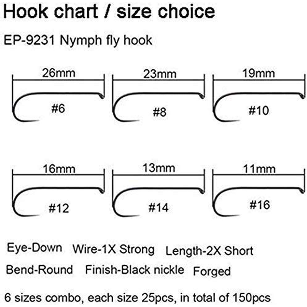 Aventik Eupheng 100PCS Kail Pa - Fishing Hook Barbless ulasan dan harga