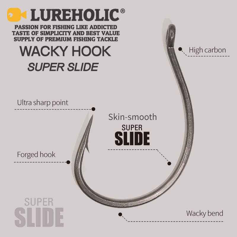 LUREHOLIC PTFE kait unik Super - Fishing Hook Assortment ulasan dan harga