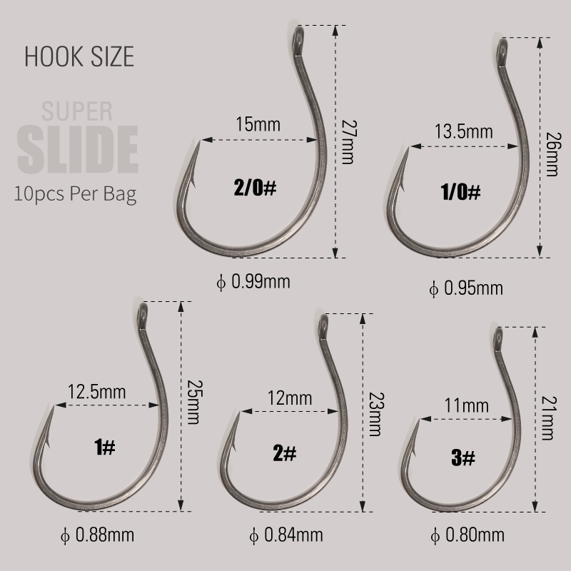 LUREHOLIC PTFE kait unik Super - Fishing Hook Assortment ulasan dan harga