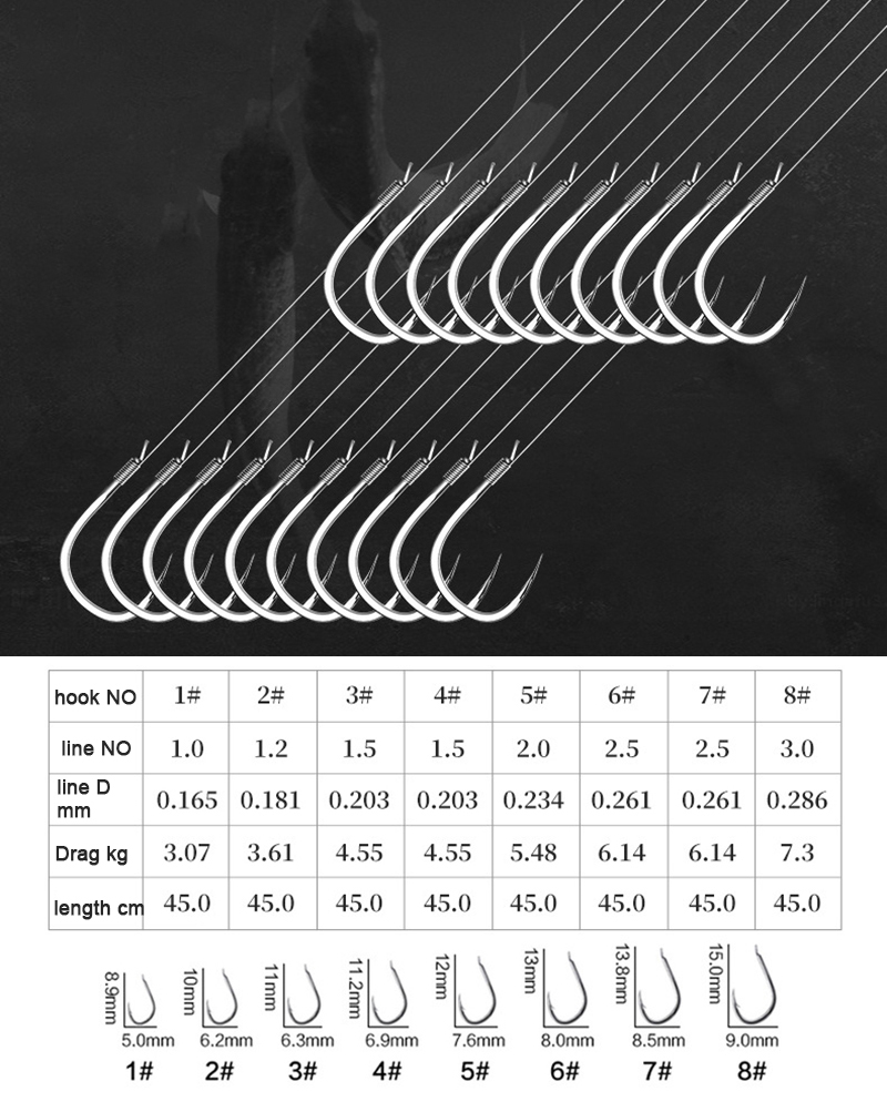 10 Pasang Kait Pancing dengan  - Fishing Hook Assortment ulasan dan harga