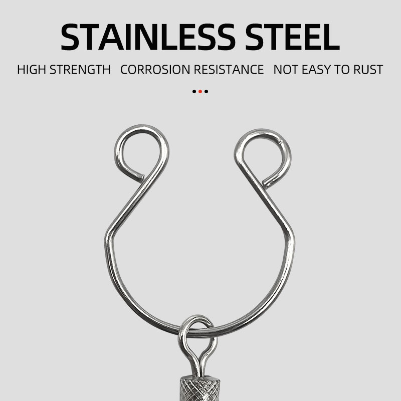 ShareShark 2pcs/bag Alat Pengi - Fishing Hook Stainless Steel ulasan dan harga